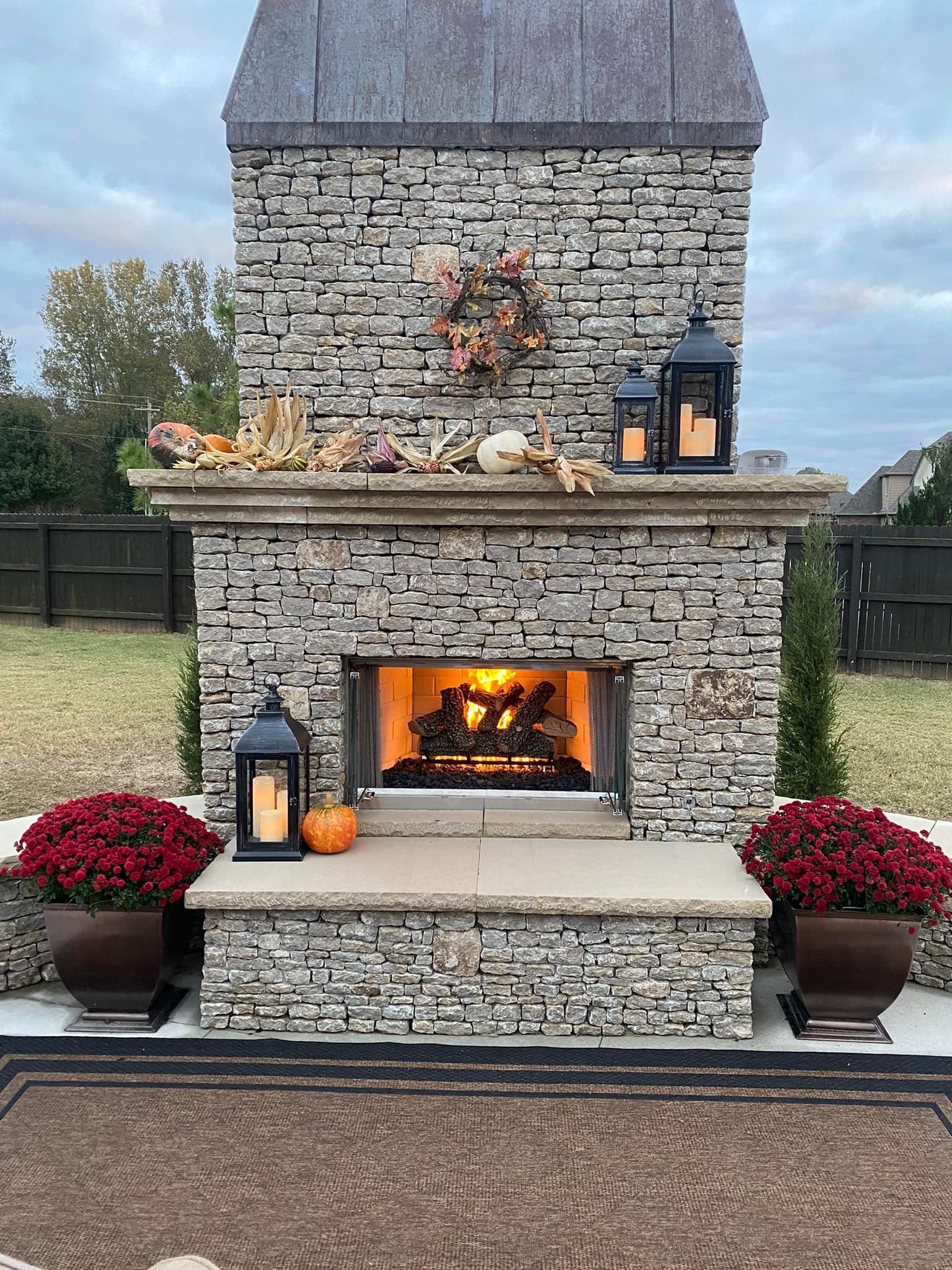 Outdoor Fireplace