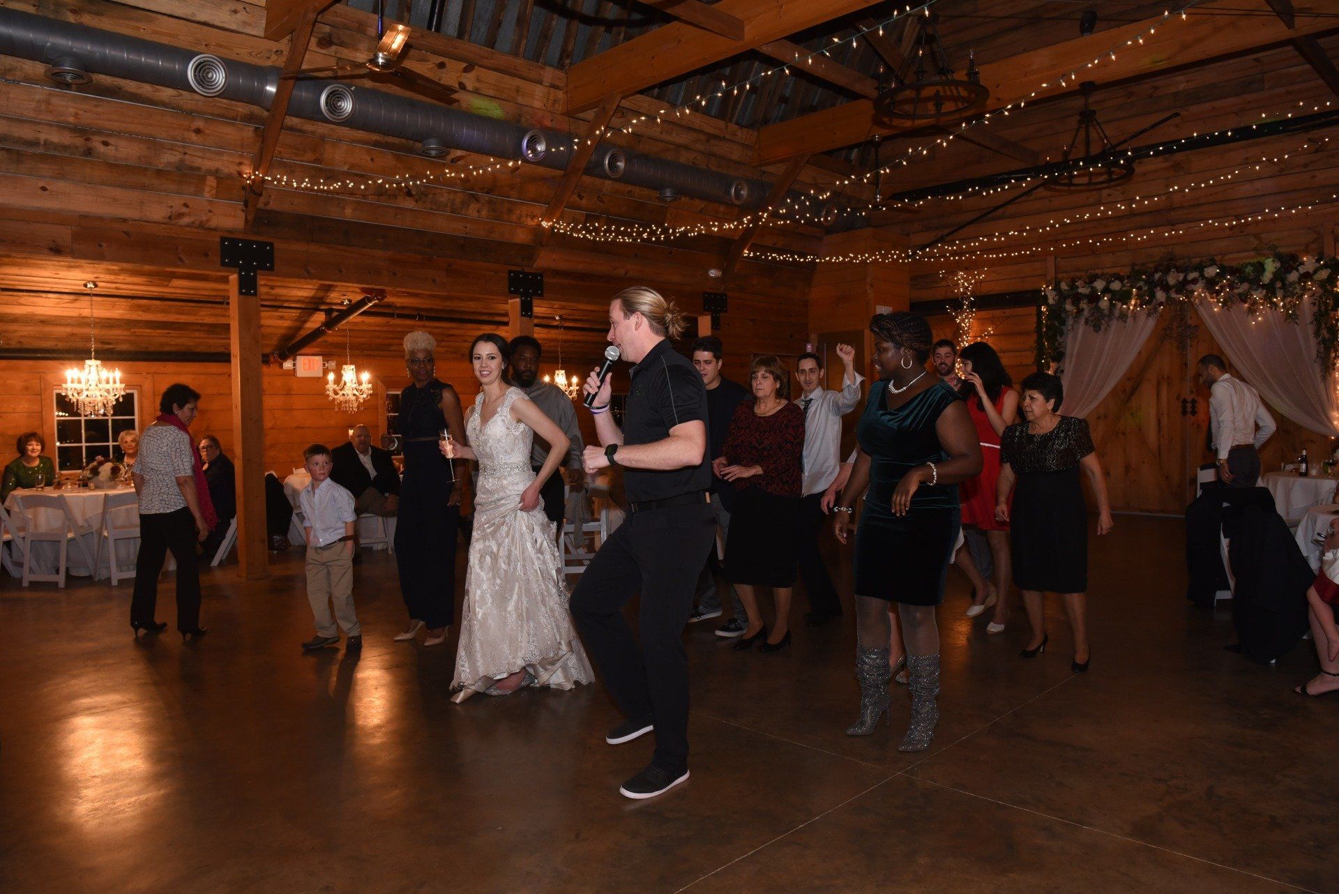 dj matt getting the party started