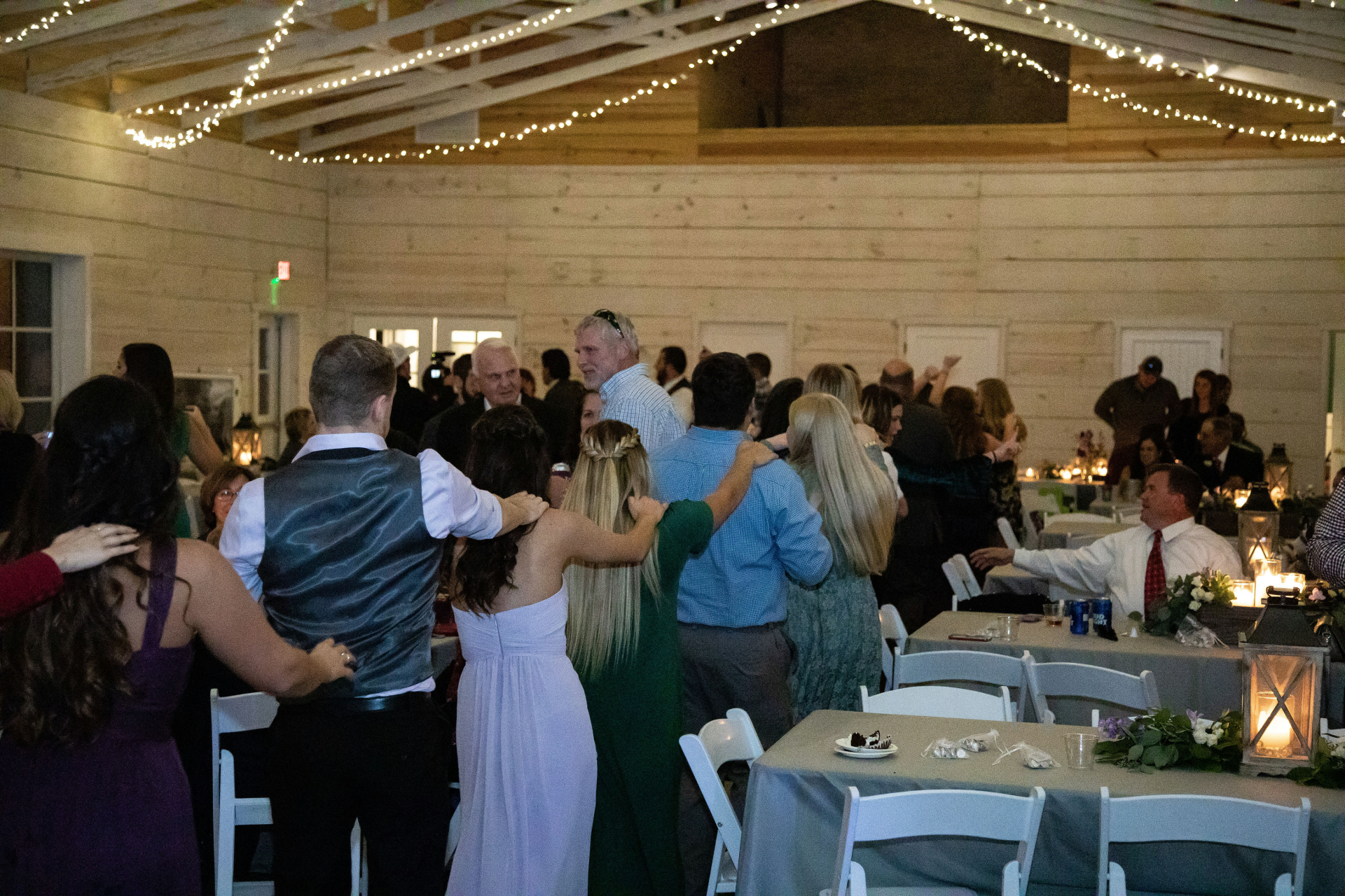 wedding conga line