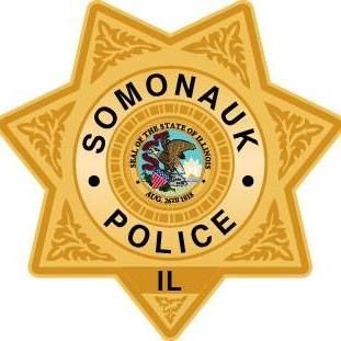 A badge for the somonauk police department in illinois