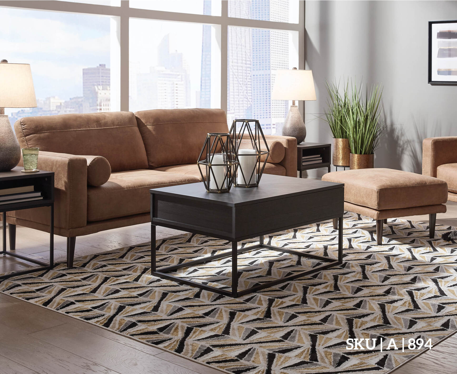 Browse our large selection of living room furniture.