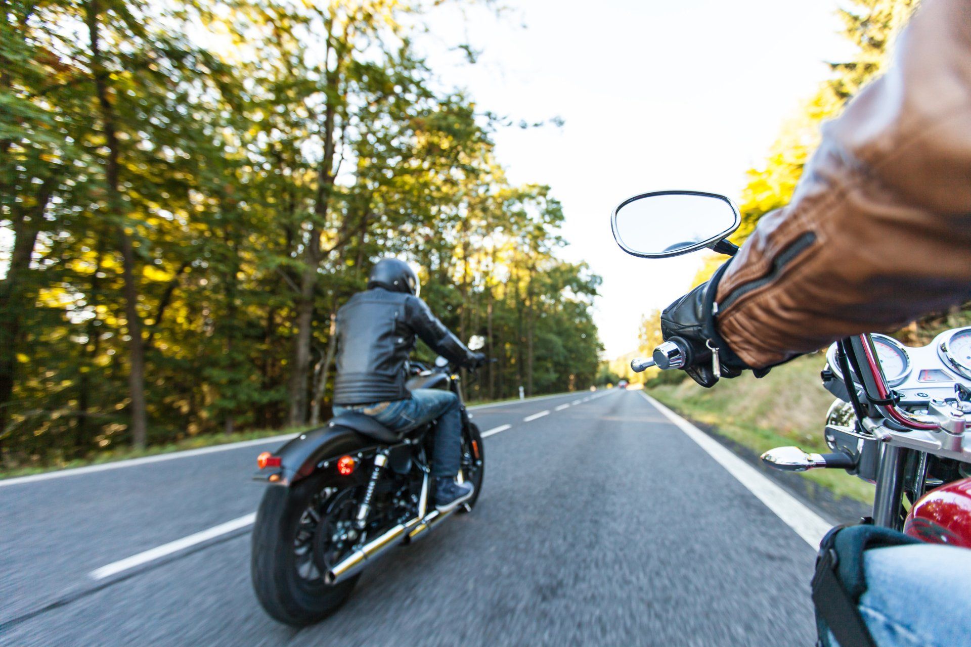 Bike Accident Tips — Two Guys Riding Motorbikes in Brookfield, WI
