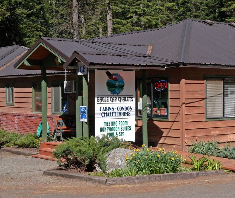 A building with a sign that says eagle of spirits