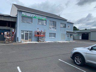 Workers Painting Exterior — Binghamton, NY — Jeff's Painting & Remodeling