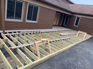 Installing Patio Flooring — Binghamton, NY — Jeff's Painting & Remodeling