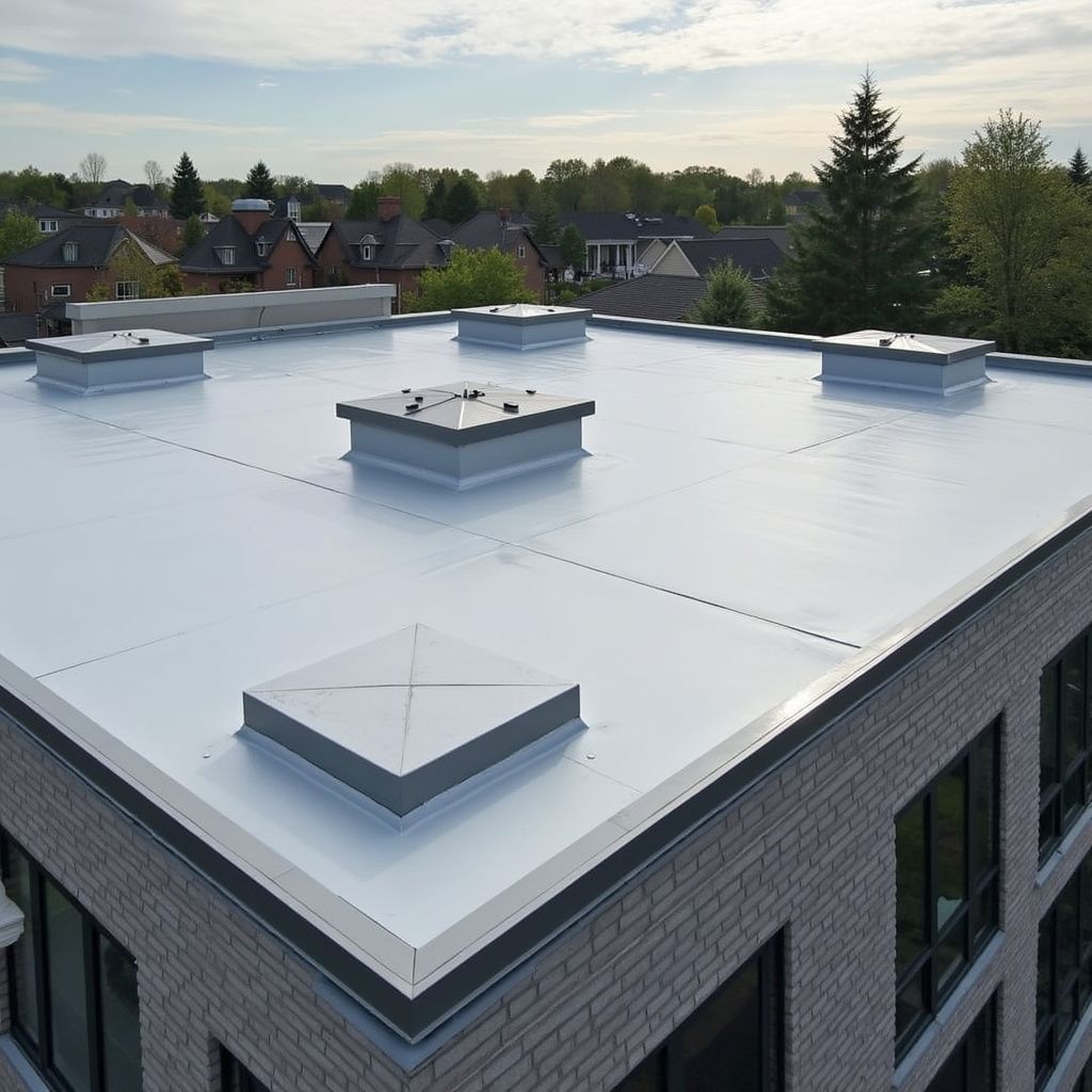 Commercial flat roof inspection for long-term maintenance planning
