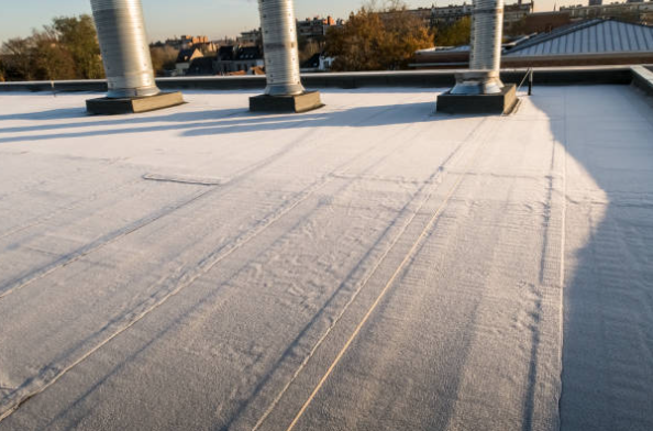 Flat roof post-inspection after snow and ice removal Ottawa
