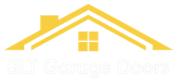 Yellow house-roof logo with a window and the text &ldquo;BKC Carpet Doors&rdquo;