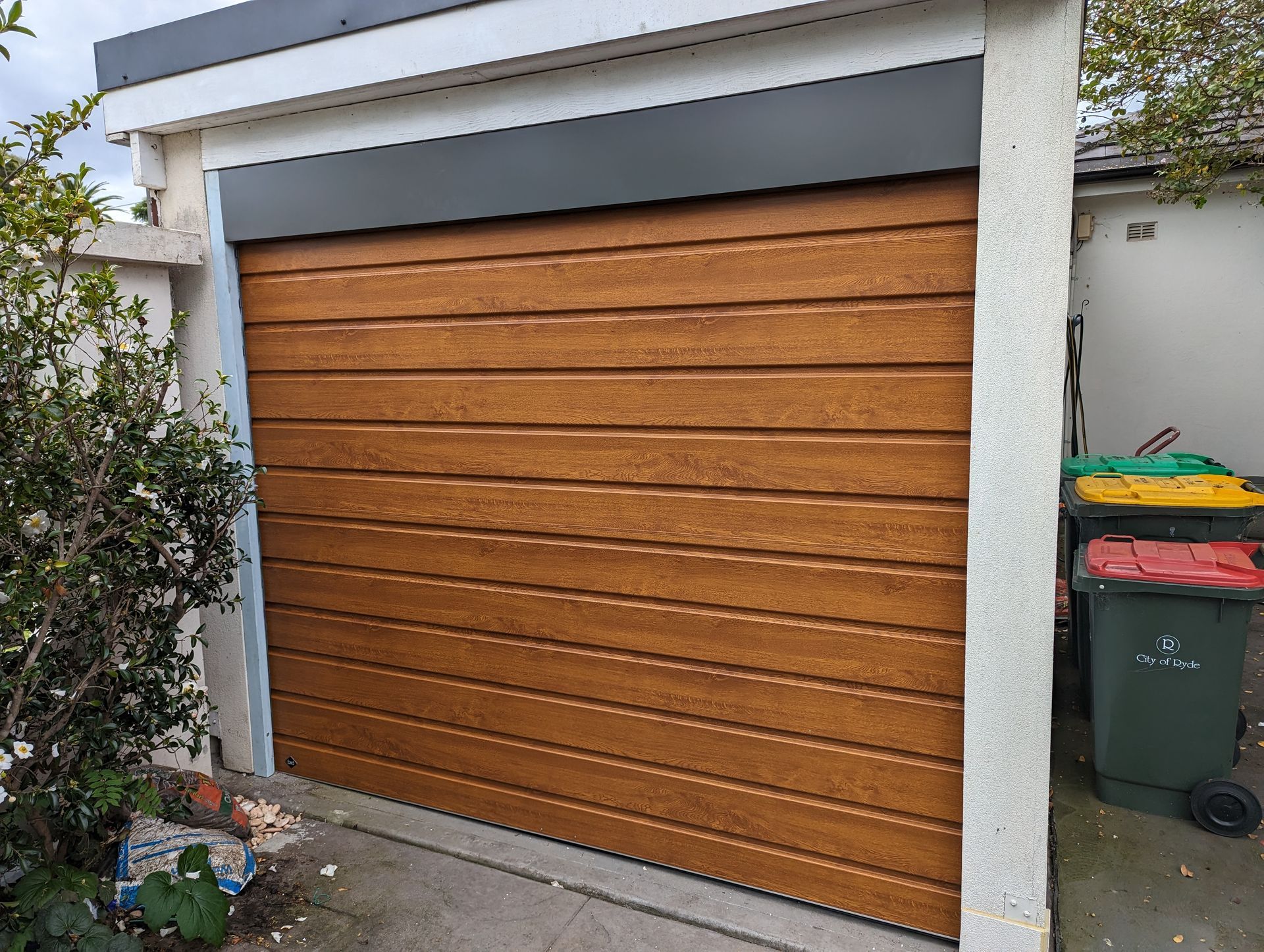 Custom Cedar Garage Door — Sydney, NSW — Ryde Garage Doors