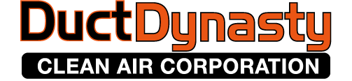 A logo for duct dynasty clean air corporation