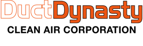 A logo for duct dynasty clean air corporation