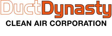 A logo for duct dynasty clean air corporation