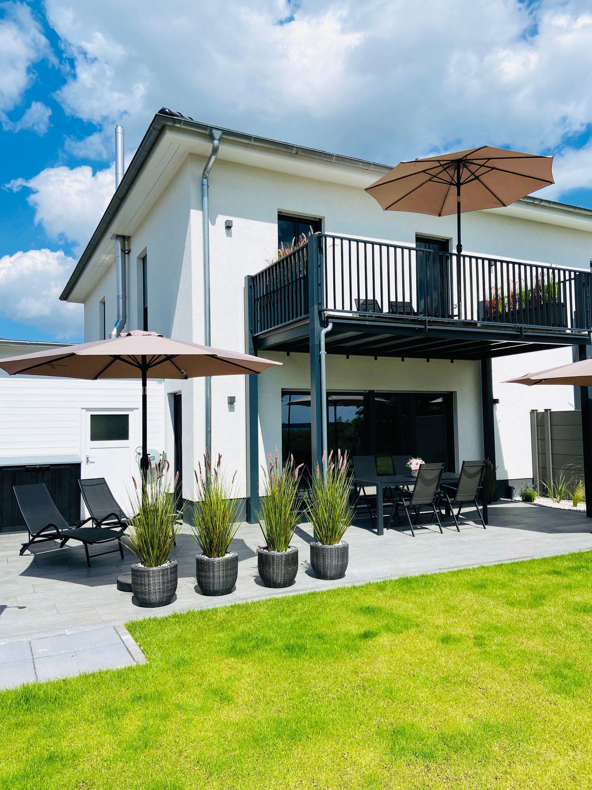 Terrasse Balkon Schuppen