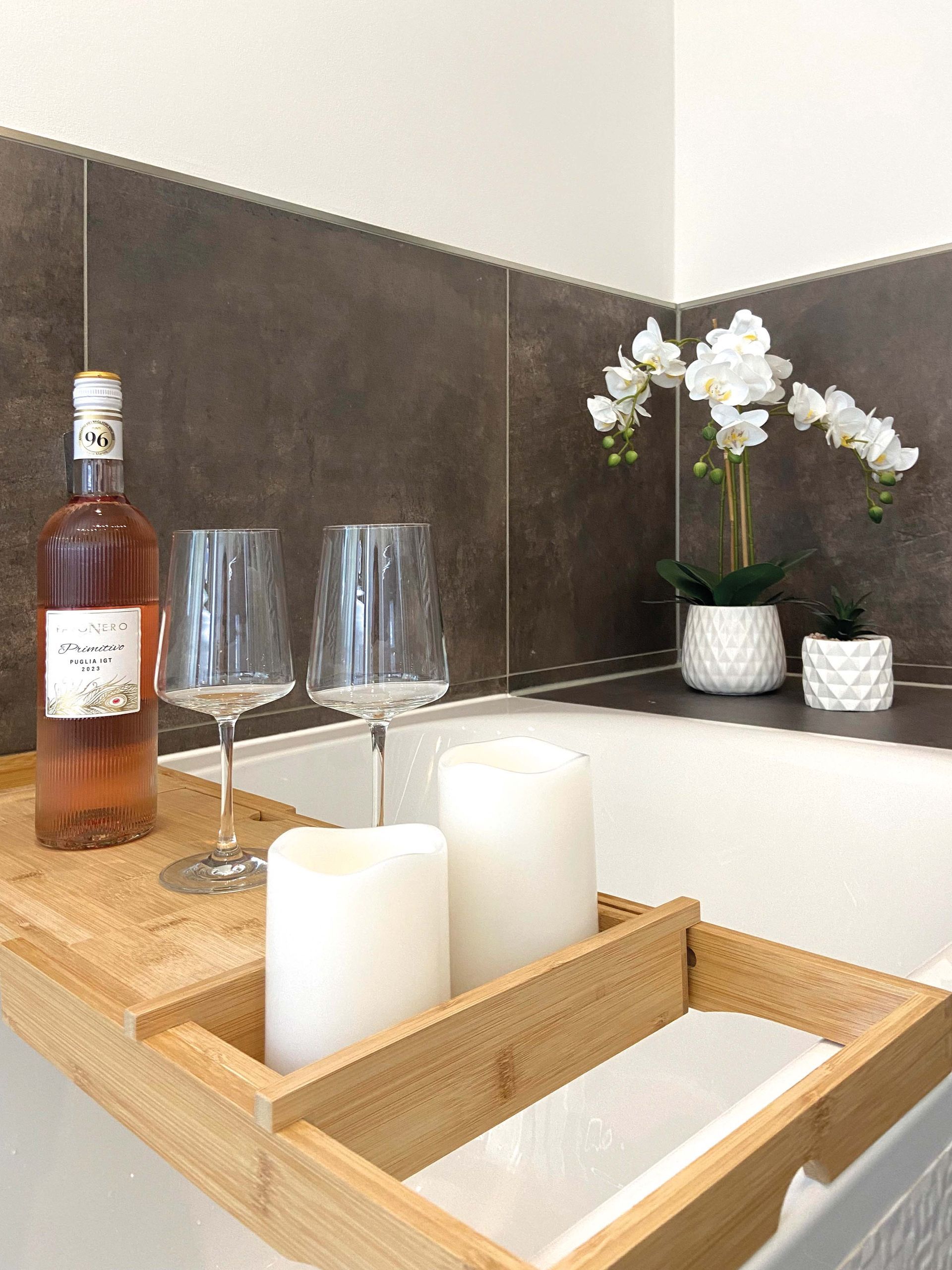 Wellness-Stimmung im Bad Obergeschoss