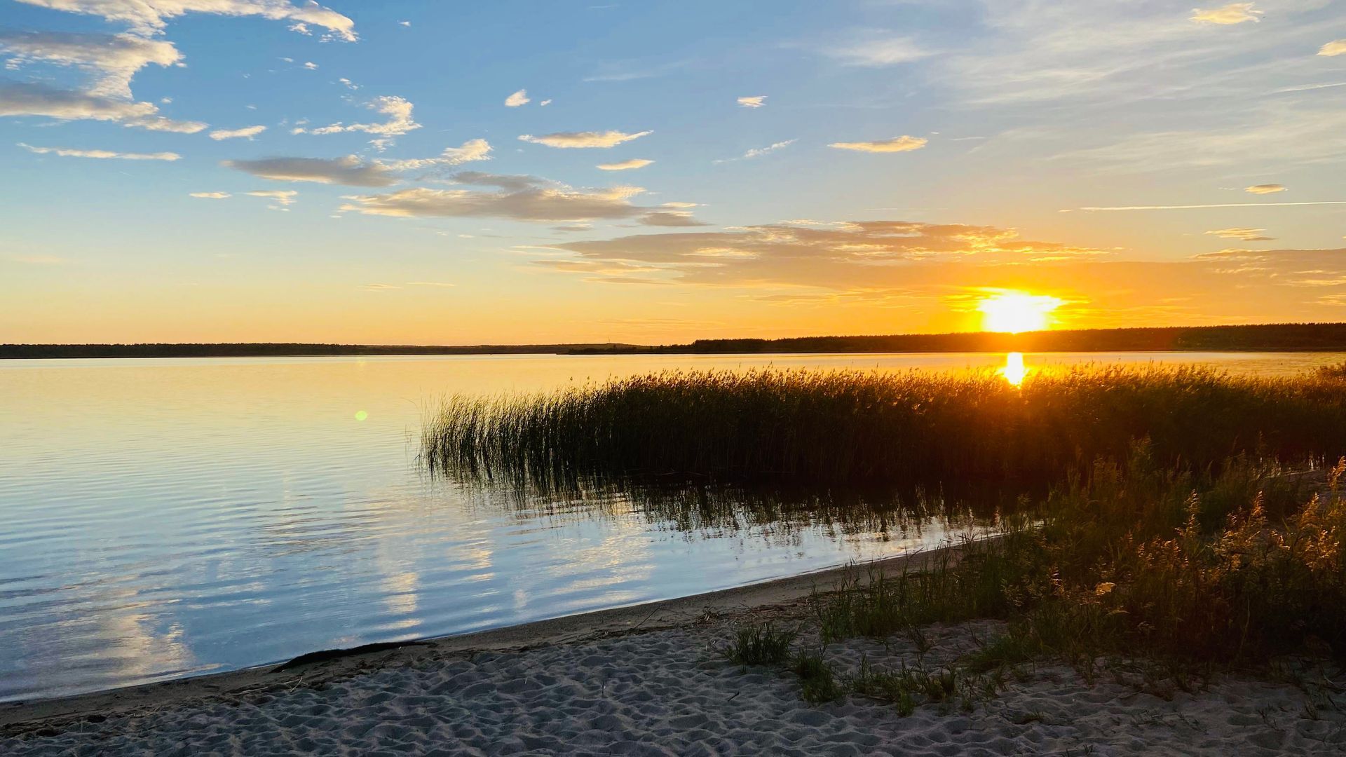 Sonnenuntergang am Strand