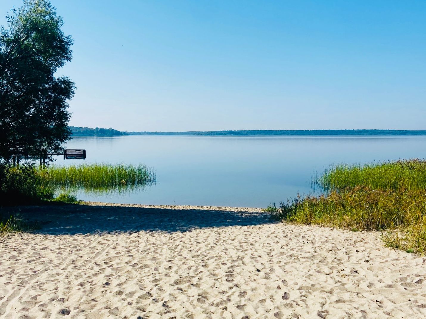 Der Strand vor dem Ferienhaus Seegelblick