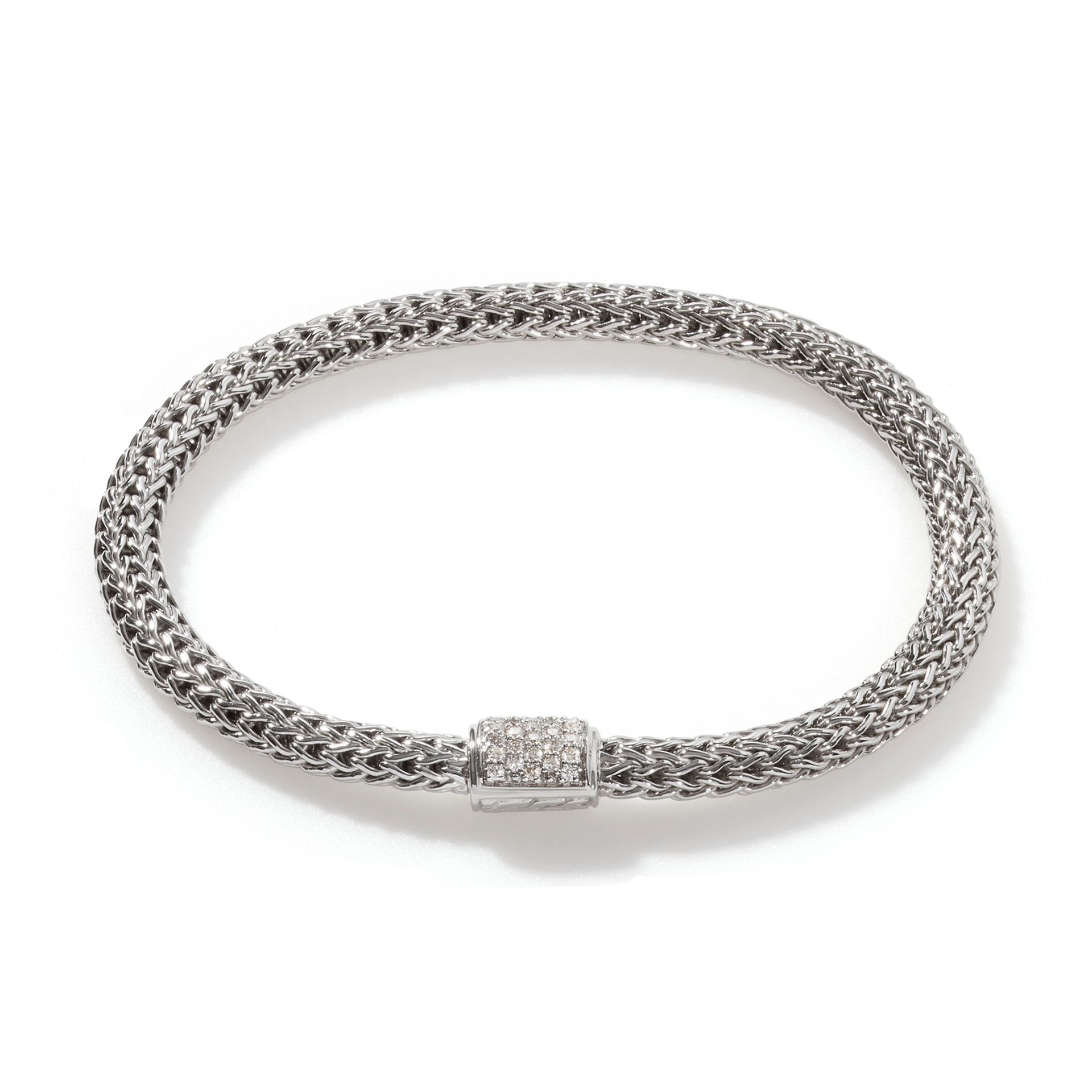 John Hardy Icon Bracelet, Sterling Silver, Diamonds