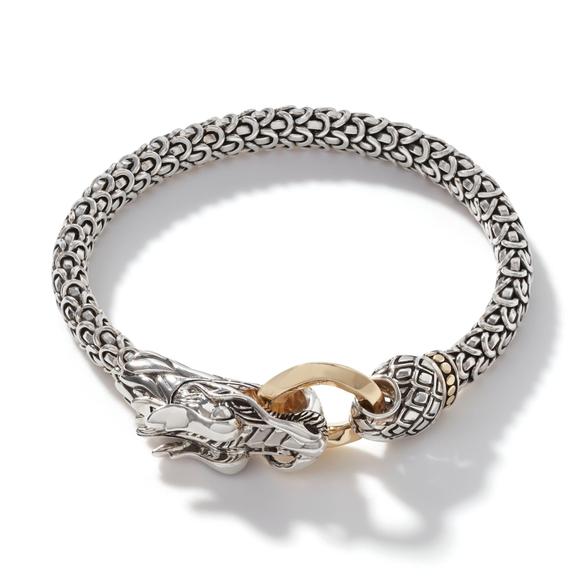 John Hardy Naga Bracelet, Gold, Sterling Silver