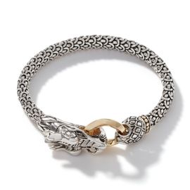John Hardy Naga Bracelet, Gold, Sterling Silver