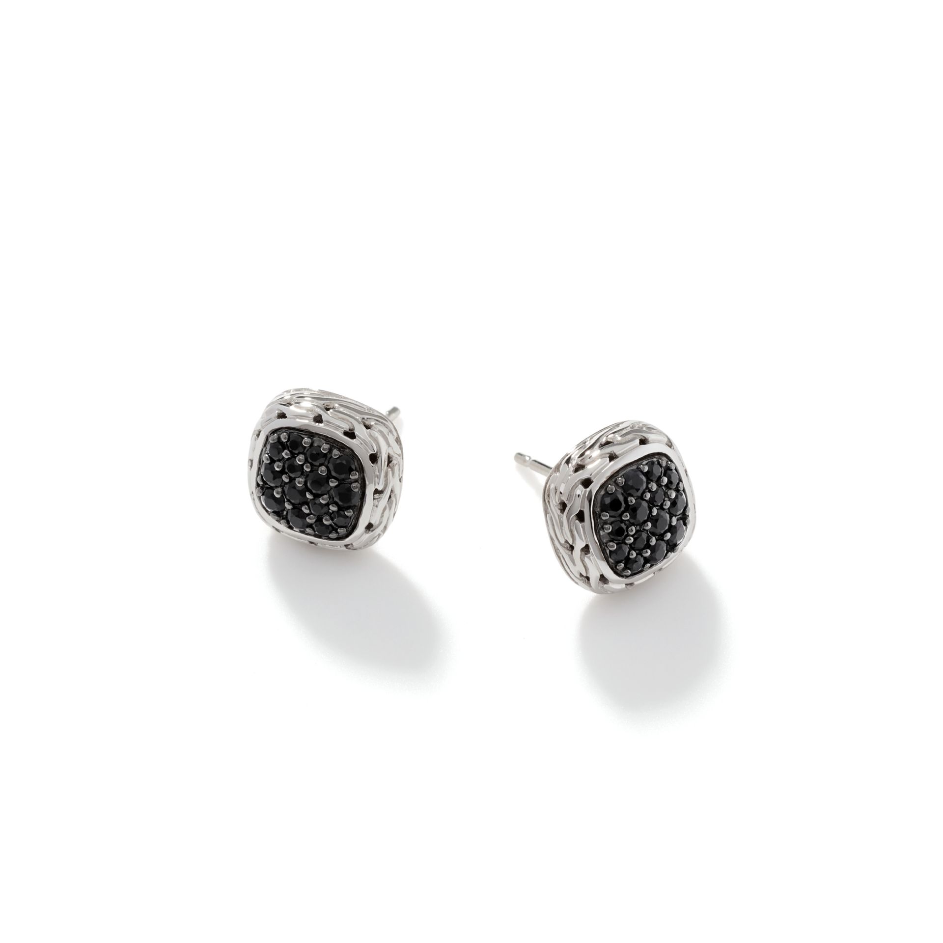 John Hardy Icon Earring Sterling Silver, Sapphire