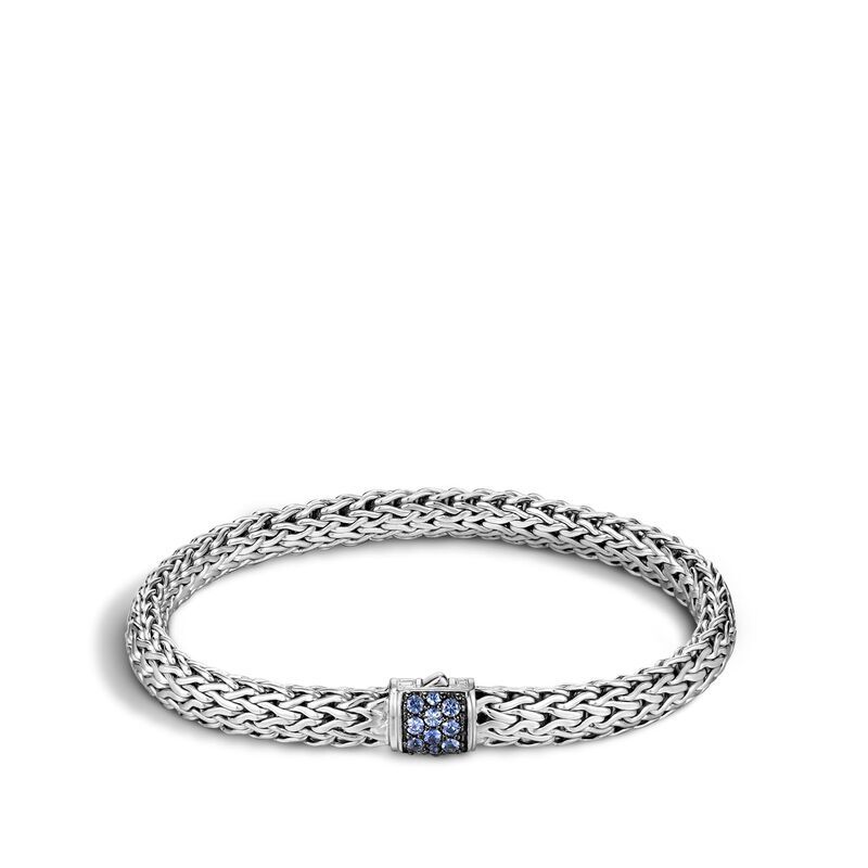 John Hardy Classic Chain Bracelet Blue Sapphire