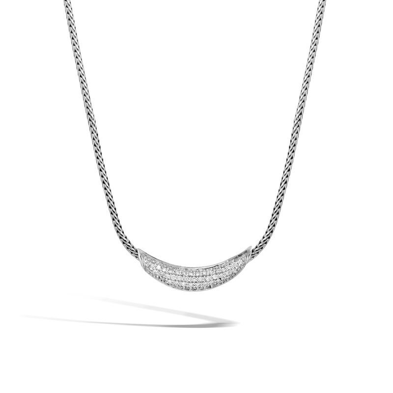John Hardy Classic Chain Necklace with Diamonds