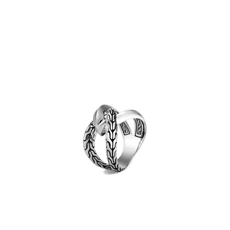 John Hardy Classic Chain Knife Edge Ring Sterling Silver
