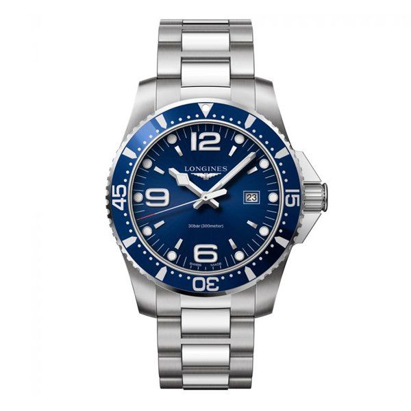LONGINES GENTS HYDROCONQUEST BLUE DIAL 44MM DIVING WATCH