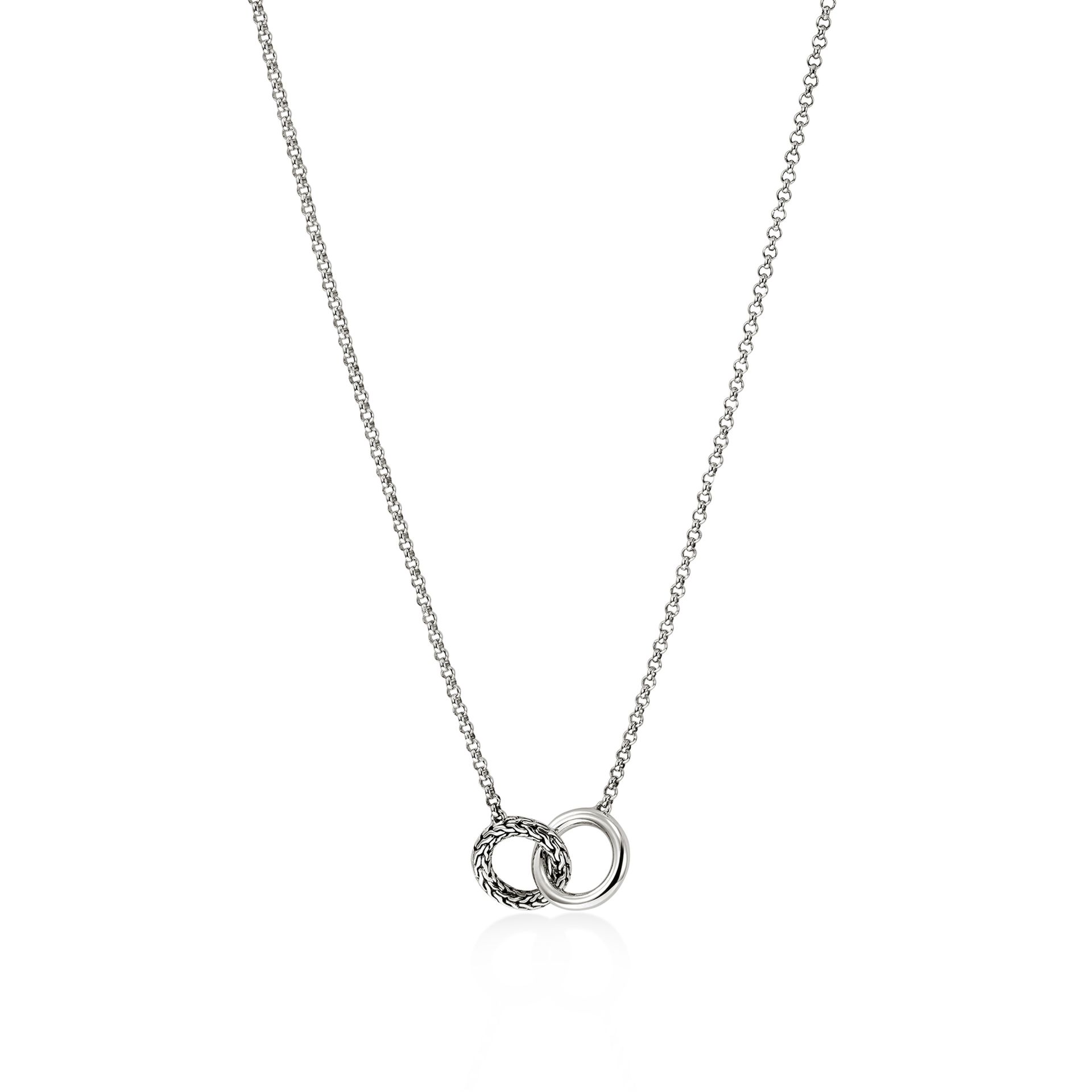 John Hardy Essential Linked Necklace, Sterling Silver