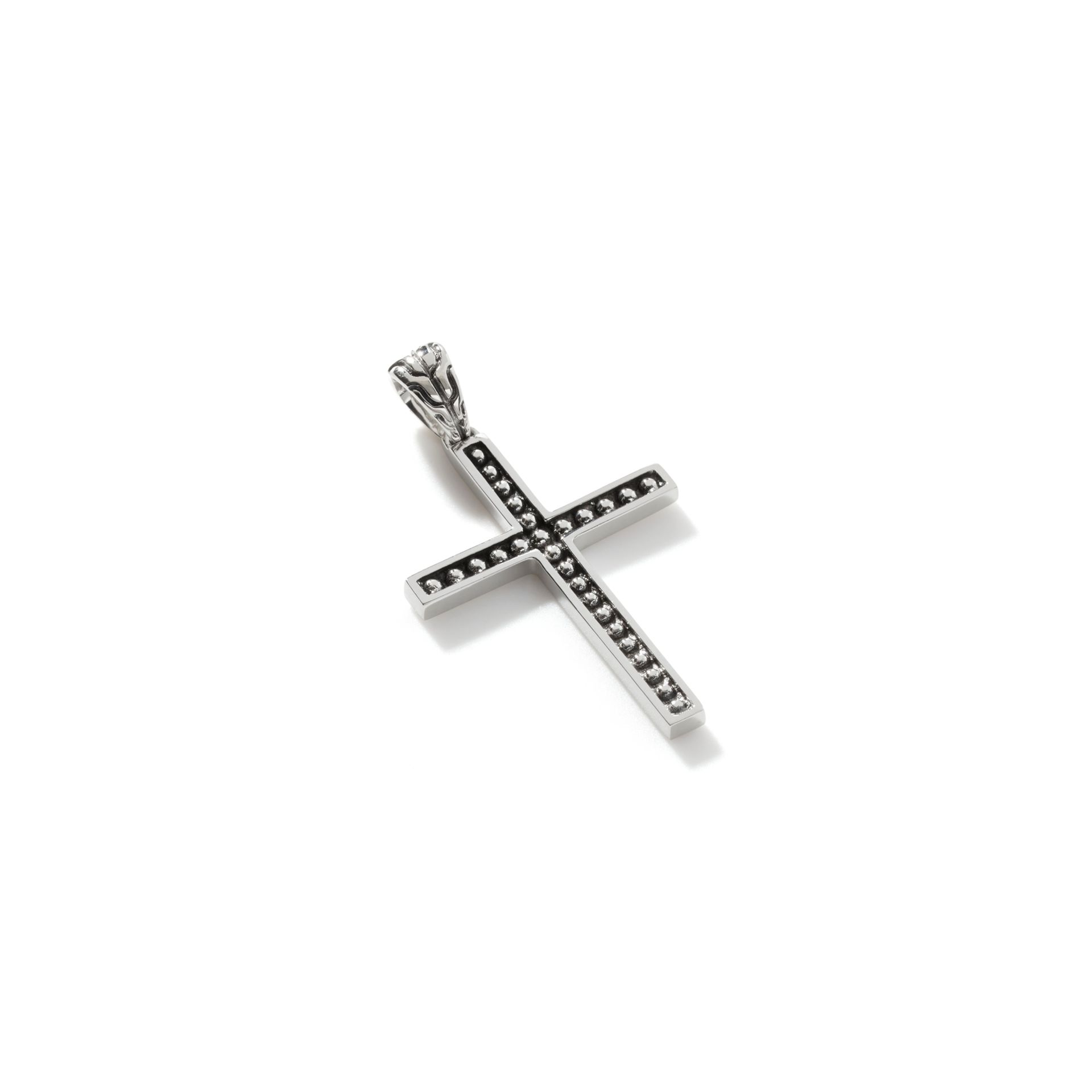 John Hardy Jawan Cross Pendant Necklace, Sterling Silver