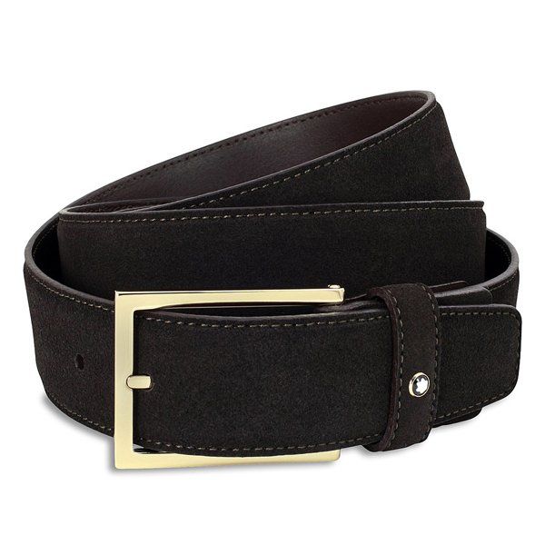 Montblanc Suede Leather Belt