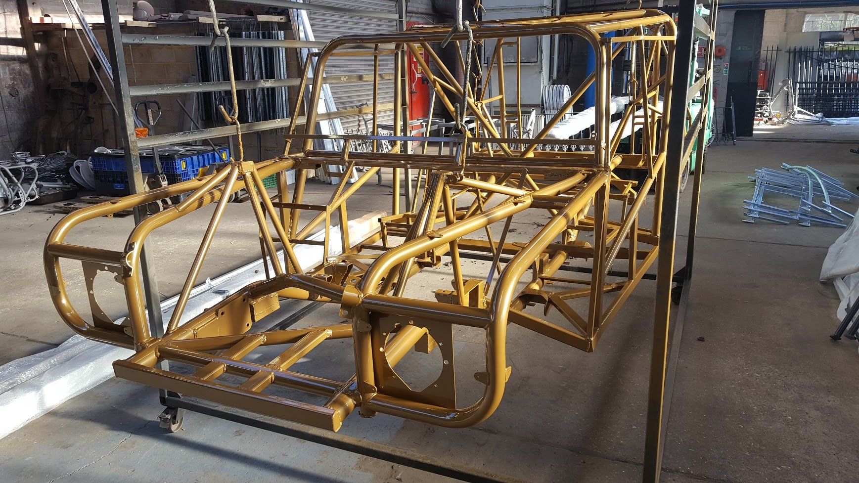 Vapour blasting Aurora Powder Coating Ltd