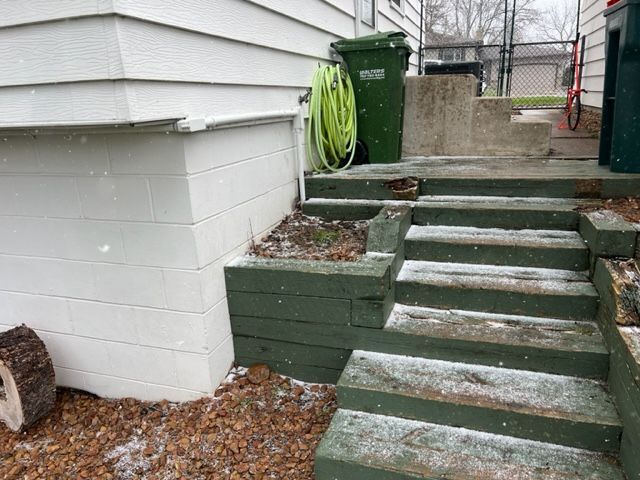 Before Stairs Remodeling — Minneapolis, MN — Lifestyle Landscapes