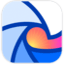 A blue and orange icon with a heart in the middle.