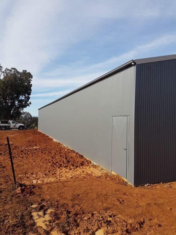 Newly Construct Shed — Albury, NSW — Twin City Sheds