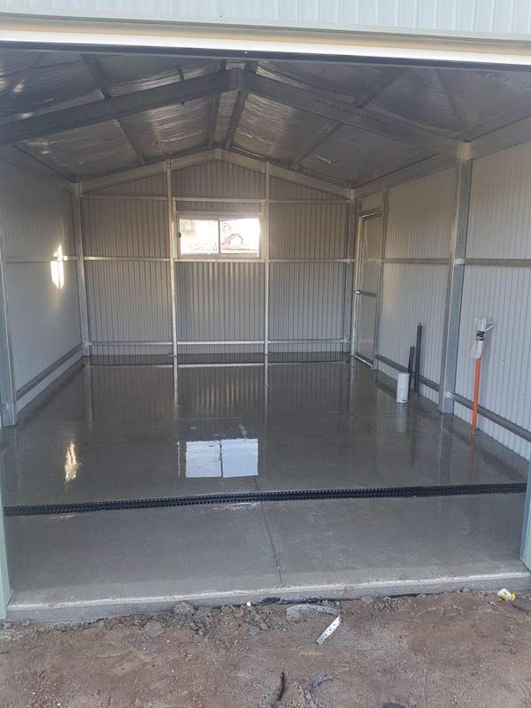 Shed Interior — Albury, NSW — Twin City Sheds