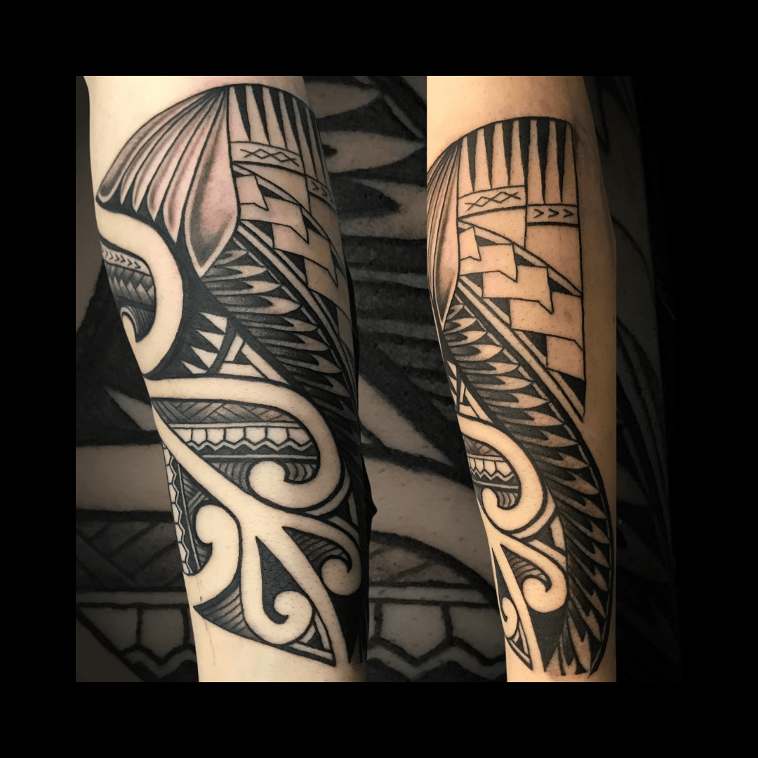 tribal style tattoo