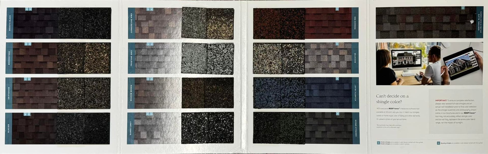 A book is open to a page with a picture of two people standing next to each other.