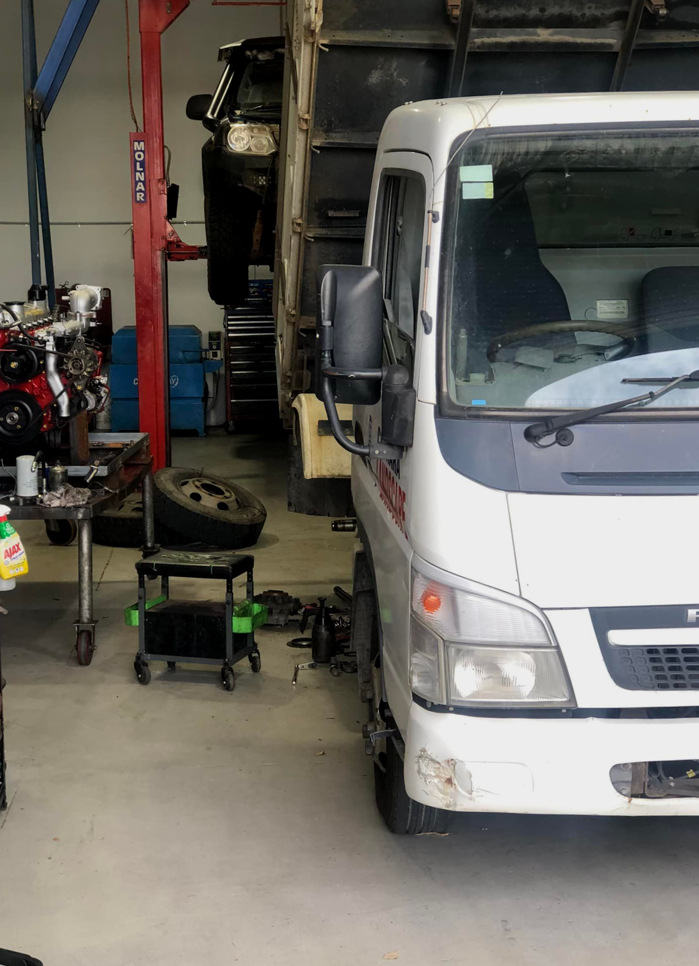 Car Gearbox Being Inspected — Experienced Mechanics on the Gold Coast, QLD