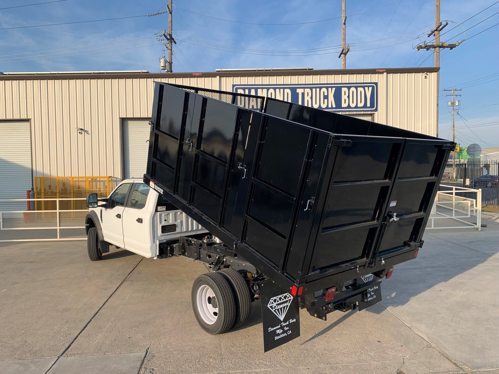 Diamond Truck Body Fixed Side Flatbed Dump