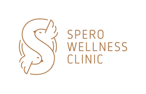 the logo for spero wellness clinic