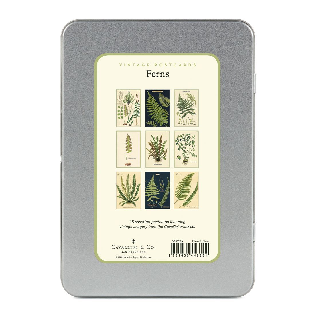 Postales Vintage Ferns (9.5X14cm)