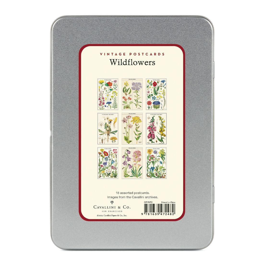 Postales Vintage Wildflowers 2 (9.5X14cm)