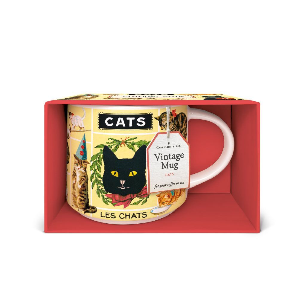Taza Vintage Cats