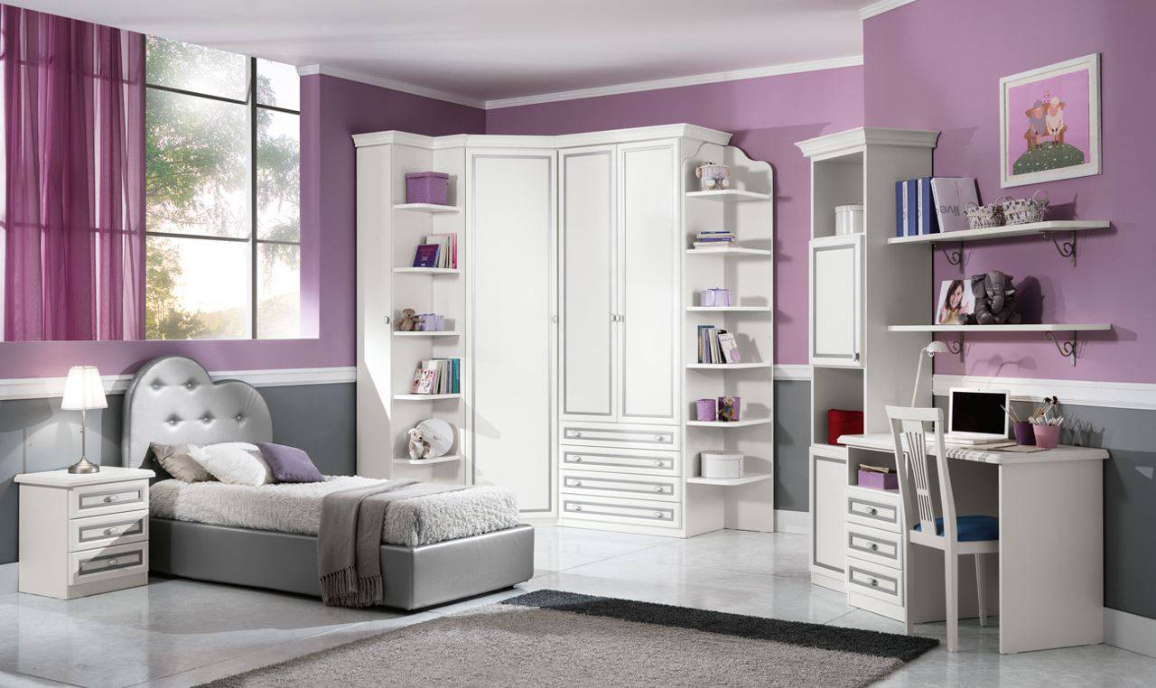 Camera per bambini bianca