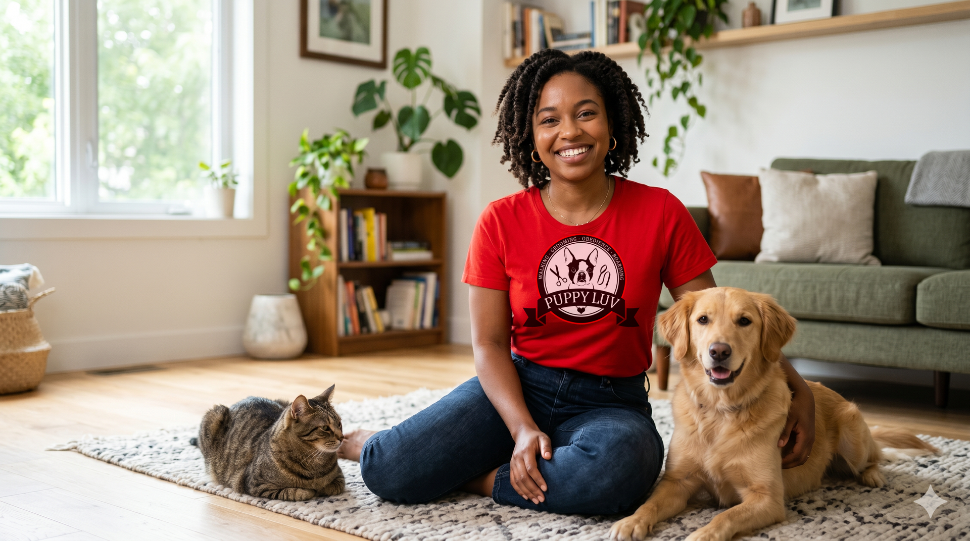 Puppy Luv Pet Sitter Caring For A Cat And Dog In Arlington Virginia