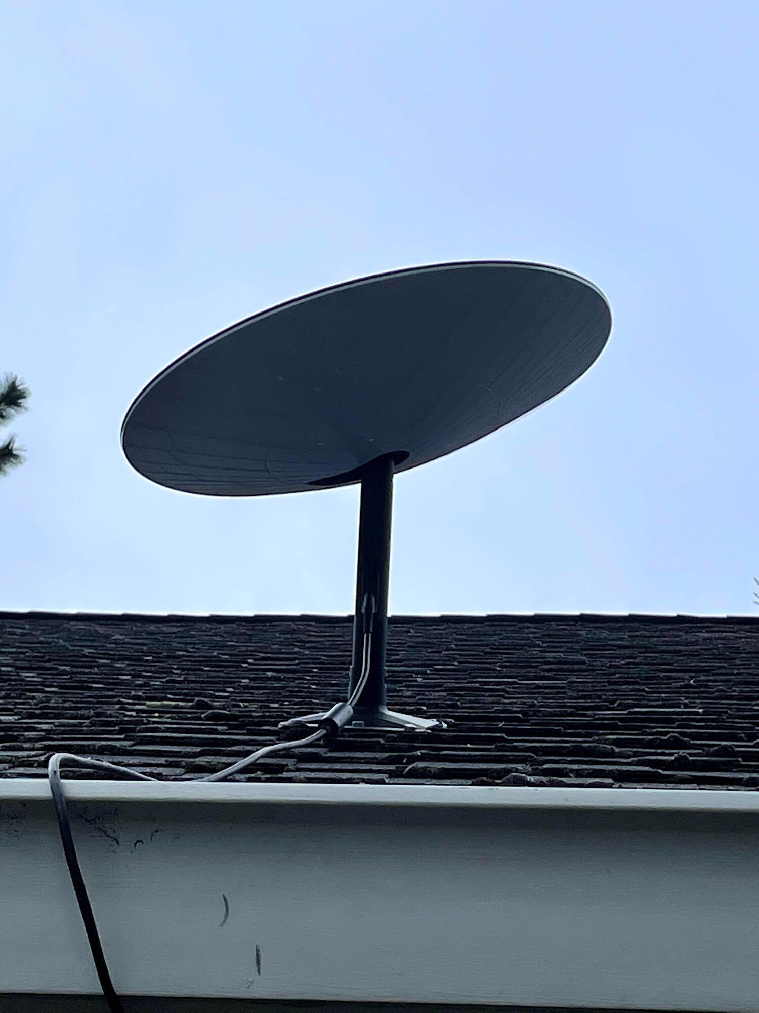 A Satellite Dish is Sitting on Top of a Roof — San Francisco, CA — Camber Integration