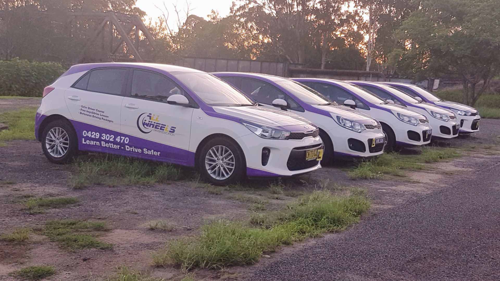 All Wheels Cars Parked — Driver Education in Casino, NSW