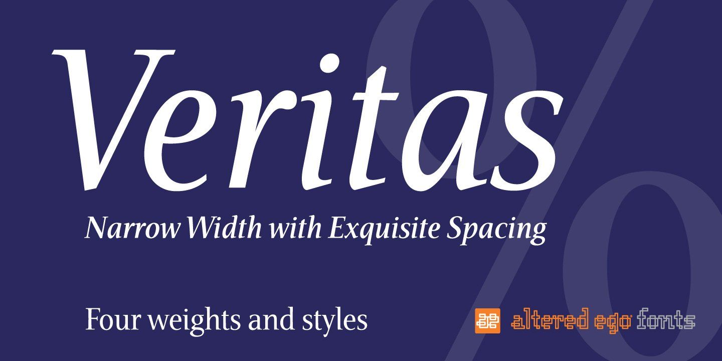 veritas narrow width with exquisite spacing tour weights and styles