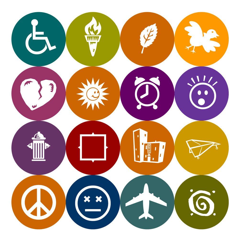 Eclectic Two DIngbat Icon Fonts from Altered Ego Fonts